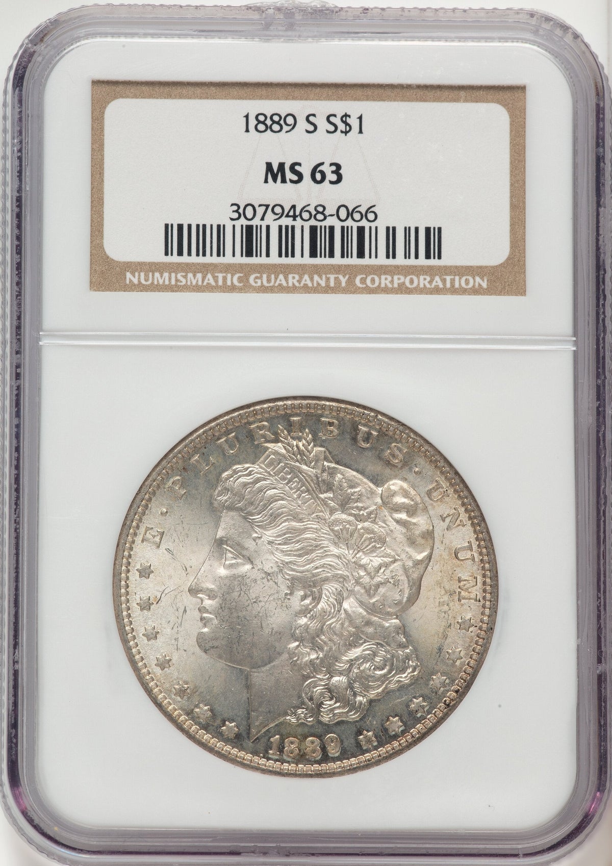1889-S Morgan Dollar NGC MS63