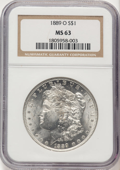 1889-O Morgan Dollar NGC MS63
