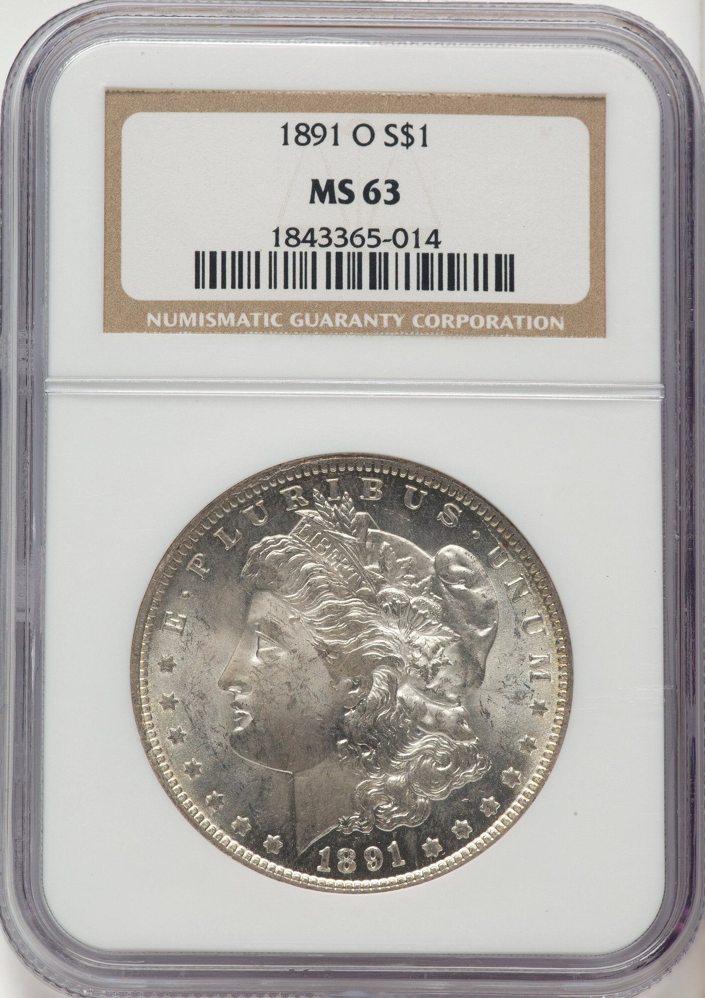 1891-O Morgan Dollar NGC MS63