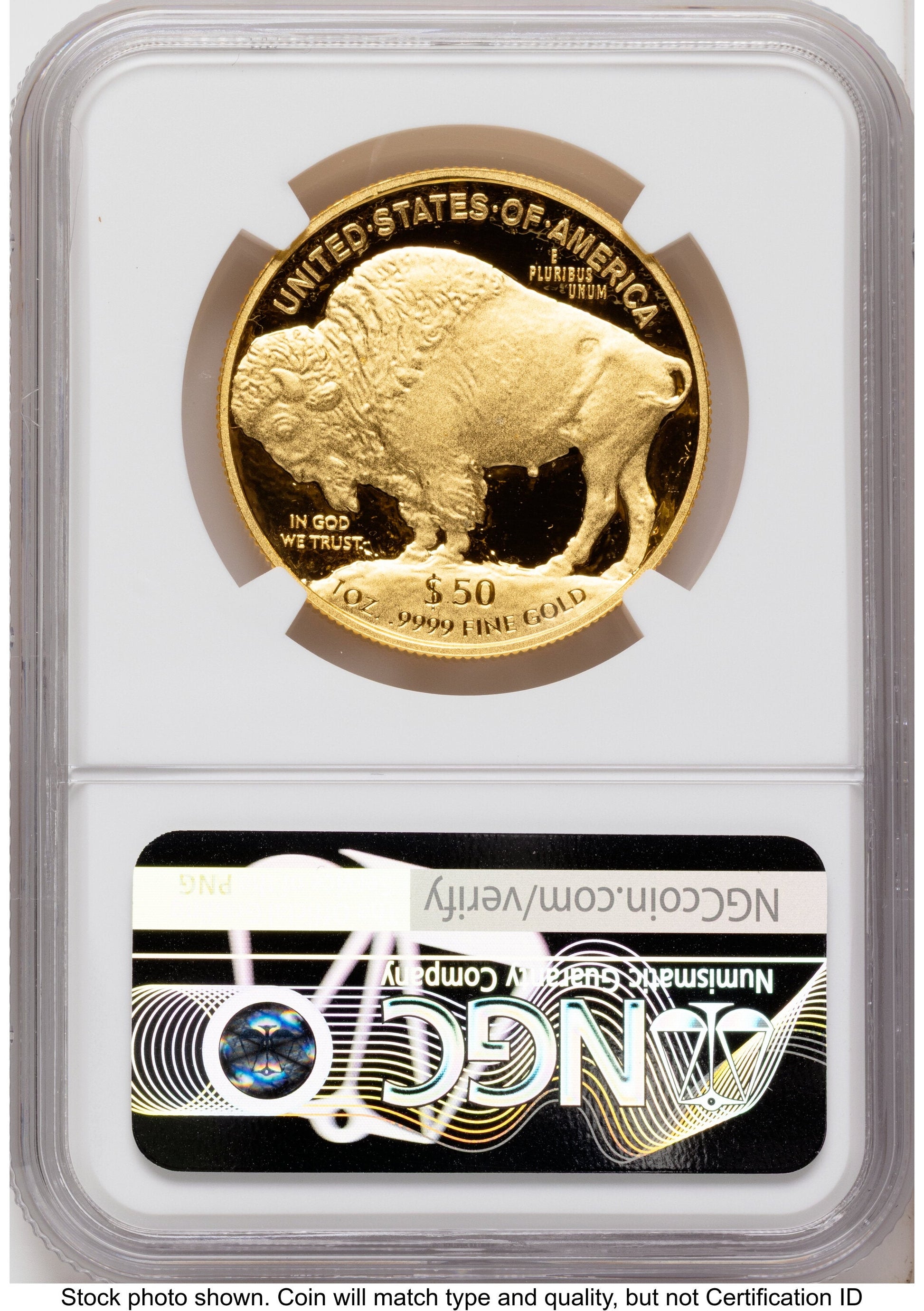 2014-W Proof Gold Buffalo 1 oz Red Book NGC PF70
