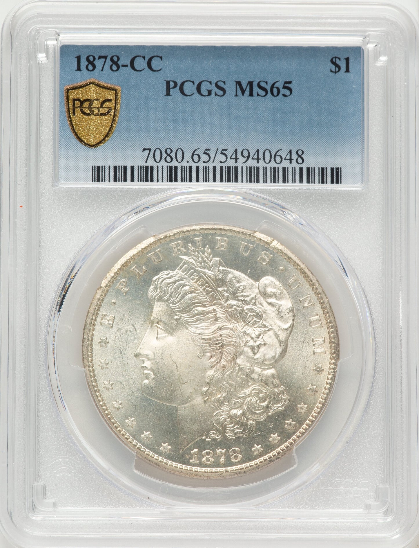 1878-CC Morgan Dollar PCGS MS65
