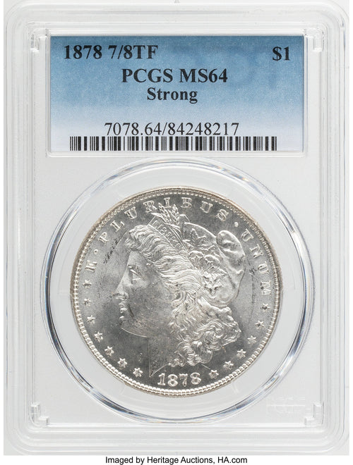 1878 7/8TF $1 VAM-38 Morgan Dollar PCGS MS64