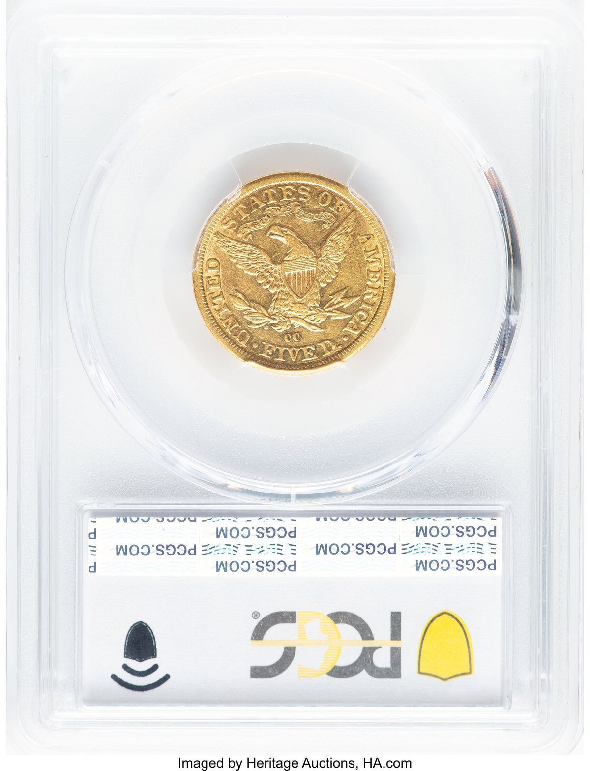 1881-CC $5 Liberty Half Eagle PCGS AU53