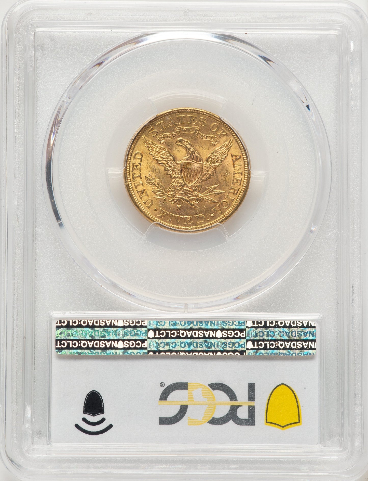 1892-S $5 CAC Liberty Half Eagle PCGS MS64