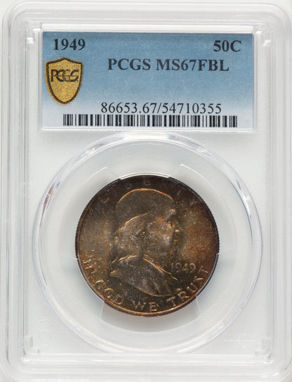 1949 50C FL Franklin Half Dollar PCGS MS67