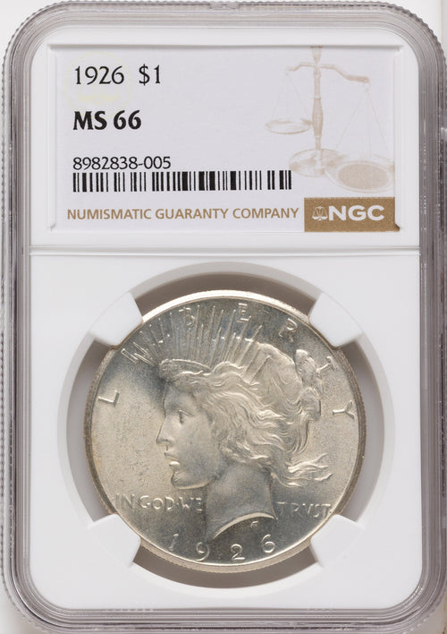 1926 Peace Dollar NGC MS66