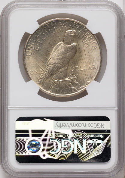 1934 Peace Dollar NGC MS66