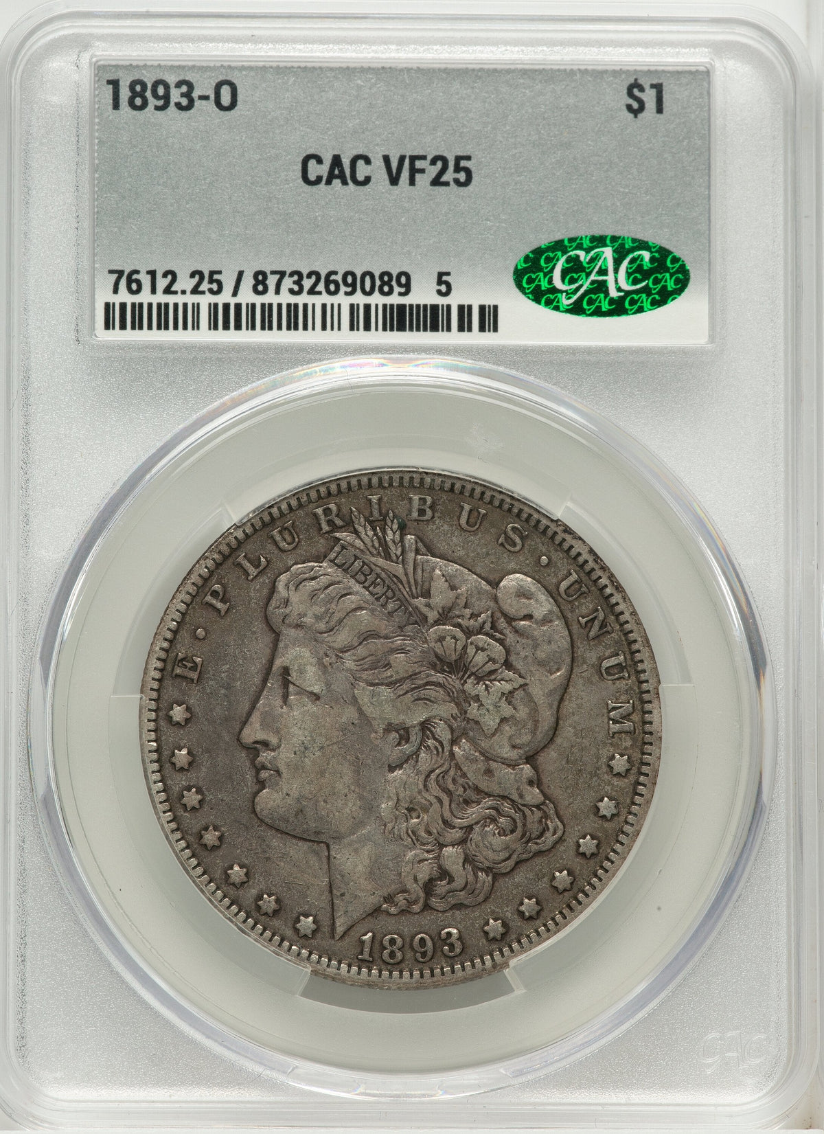 1893-O Morgan Dollar CACG VF25