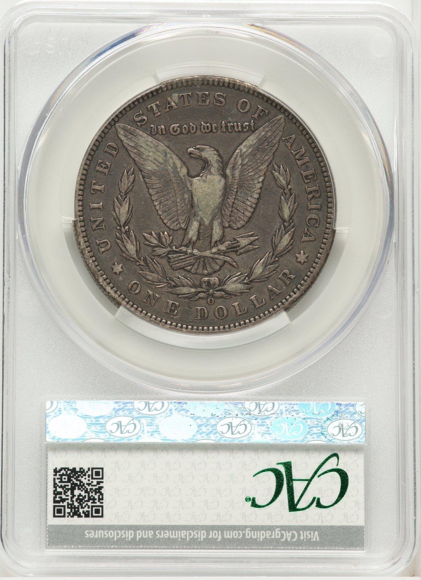 1893-O Morgan Dollar CACG VF25