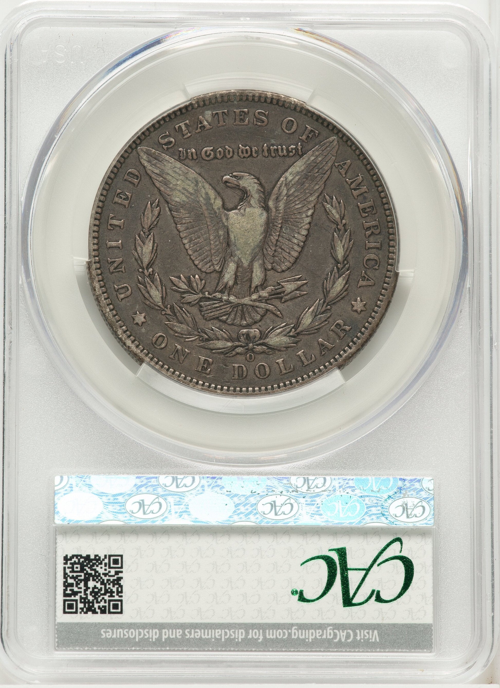 1893-O Morgan Dollar CACG VF25