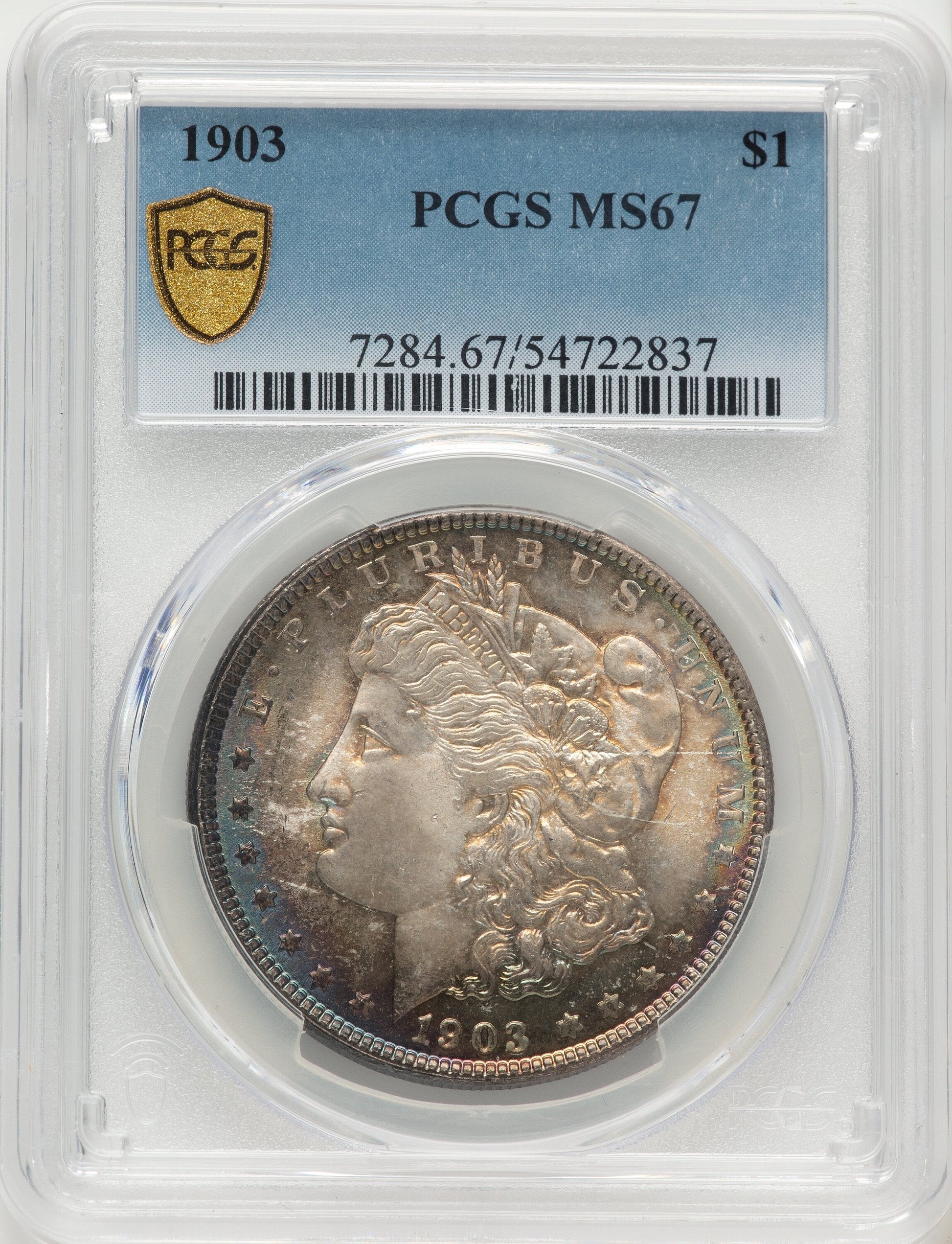 1903 Morgan Dollar PCGS MS67