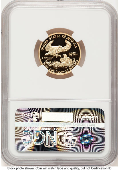 2016-W Proof Gold Eagle 1/4 oz NGC PF70 Ed Moy