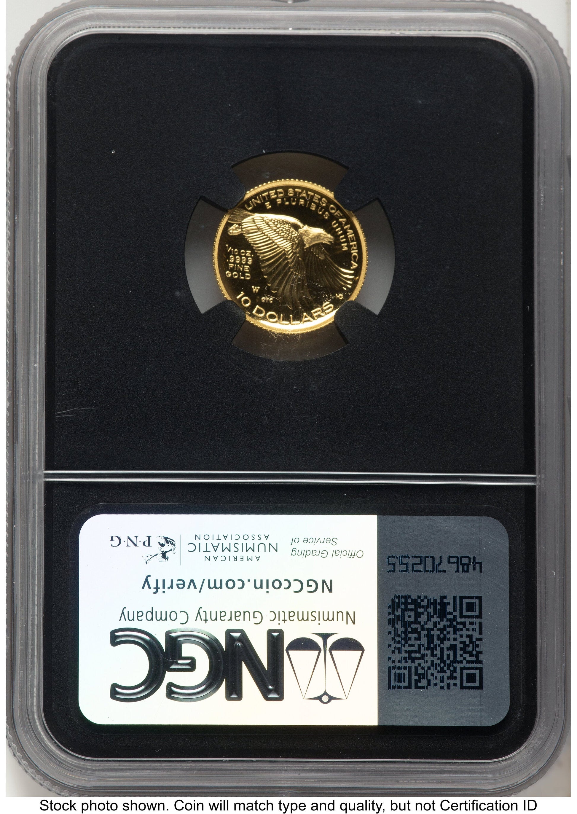 2018-W G$10 American Liberty High Relief Bunting Flag NGC PF70