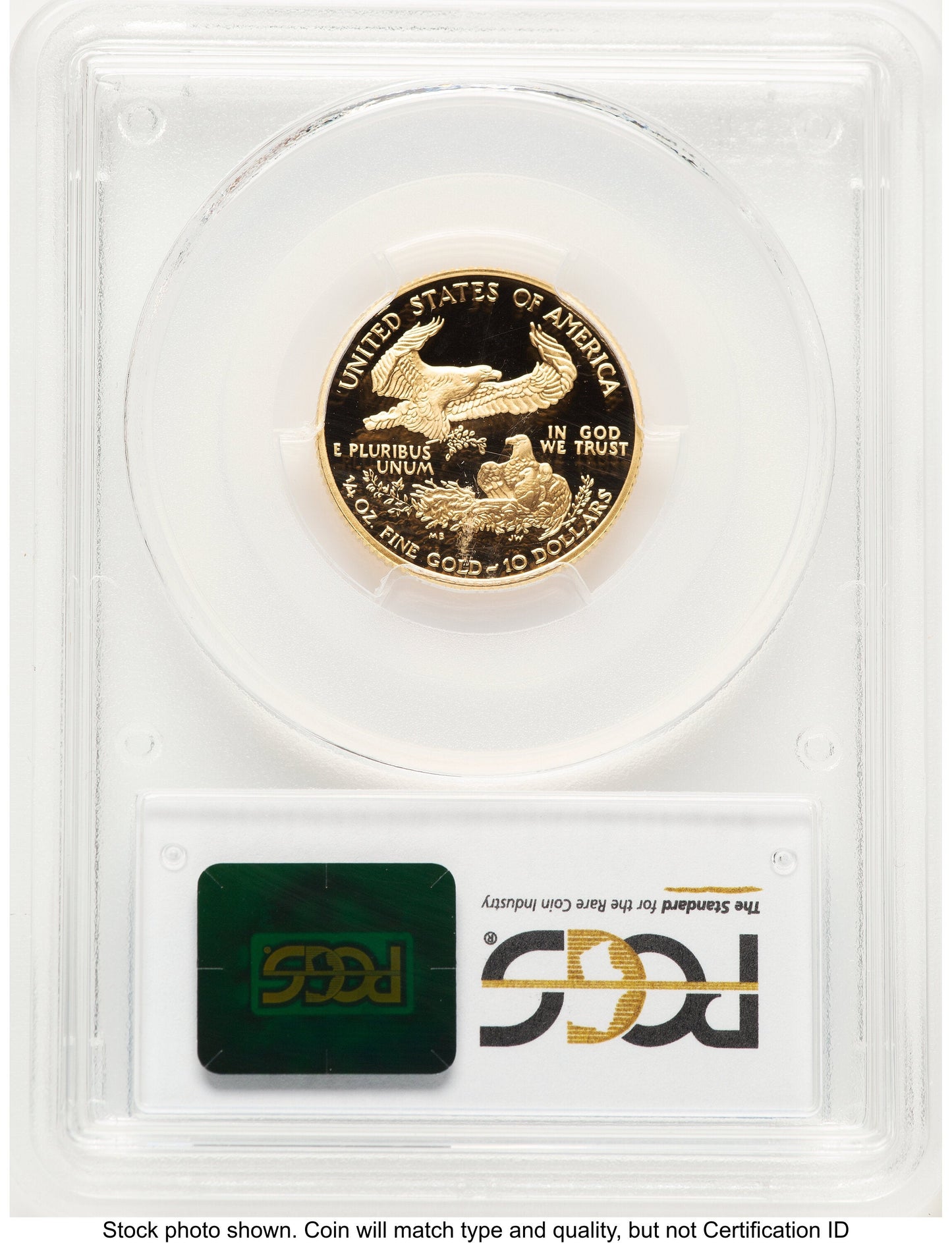 2003-W Proof Gold Eagle 1/4 oz Blue Gradient PCGS PR70