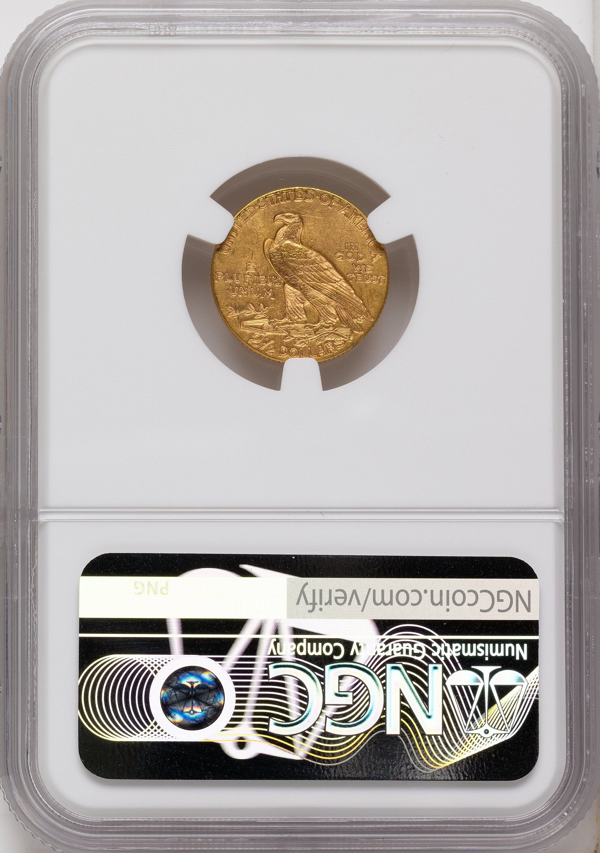 1913 $2.50 Indian Quarter Eagle NGC MS62