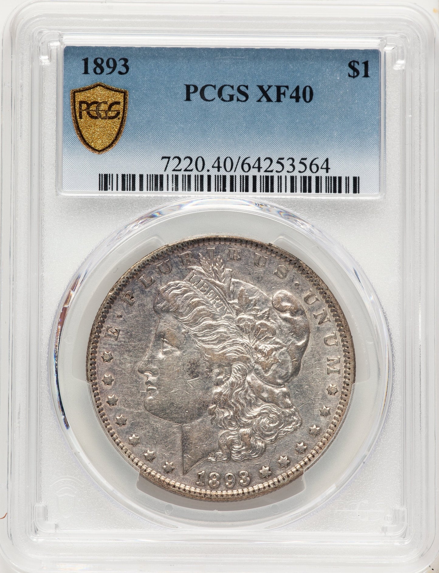 1893 Morgan Dollar PCGS XF40