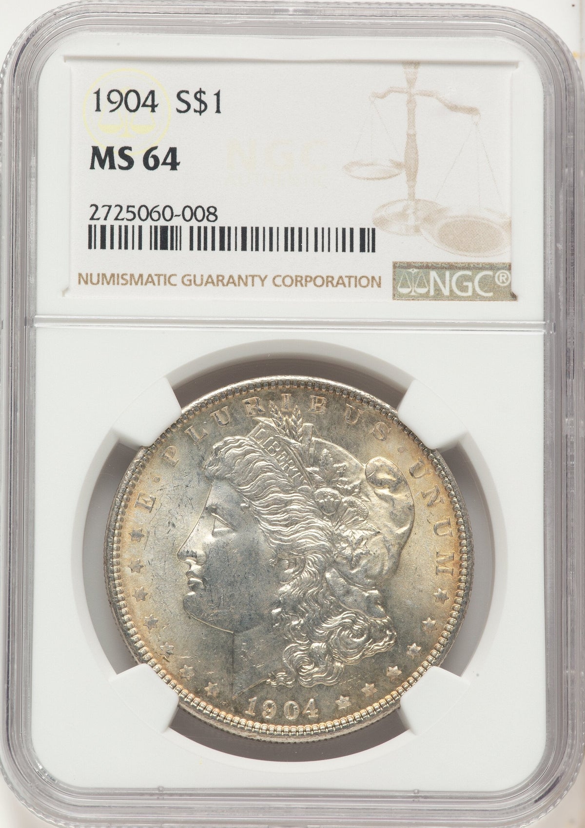 1904 Morgan Dollar NGC MS64