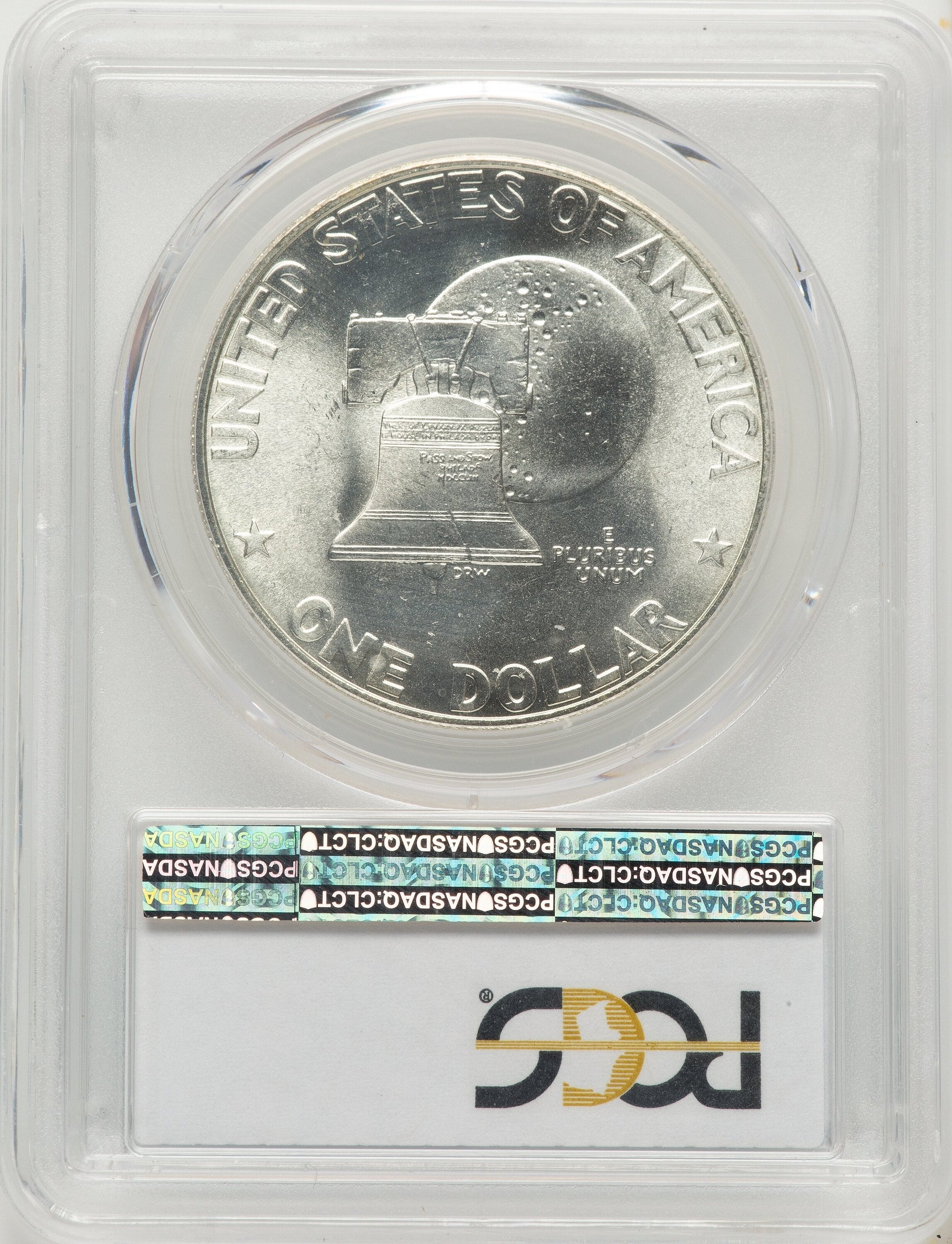 1976-S SILVER CAC Eisenhower Dollar PCGS MS68