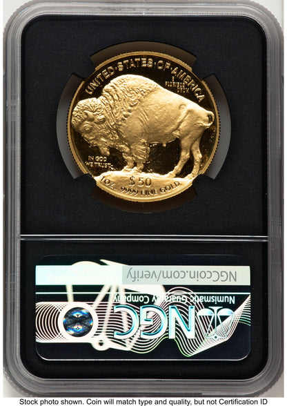 2026-W Proof Gold Buffalo 1 oz FDI John NGC PF70 Mercanti