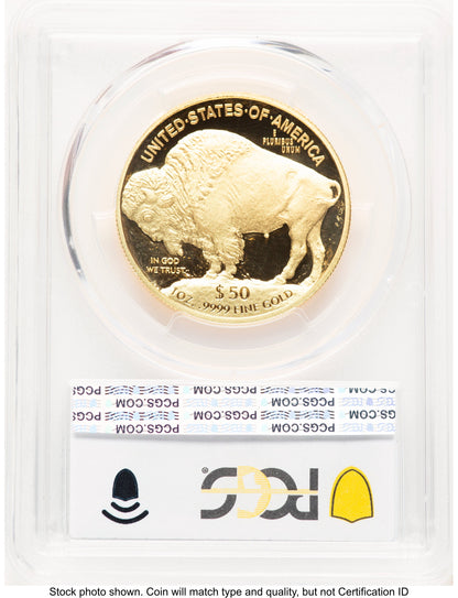2008-W Proof Gold Buffalo 1 oz Blue Gradient PCGS PR70