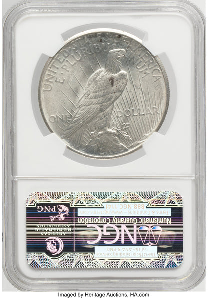 1928 Peace Dollar NGC MS63