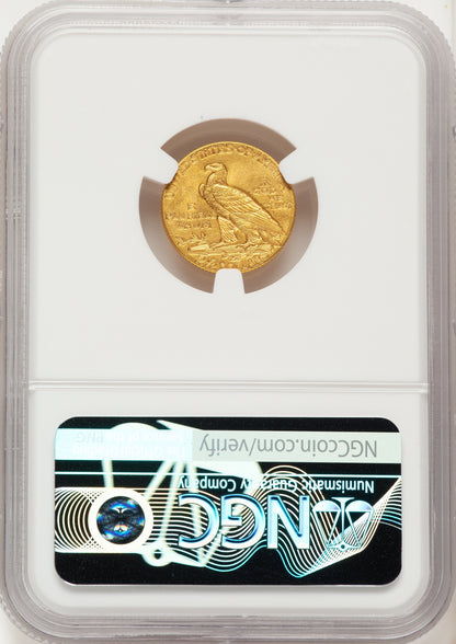 1913 $2.50 Indian Quarter Eagle NGC MS64