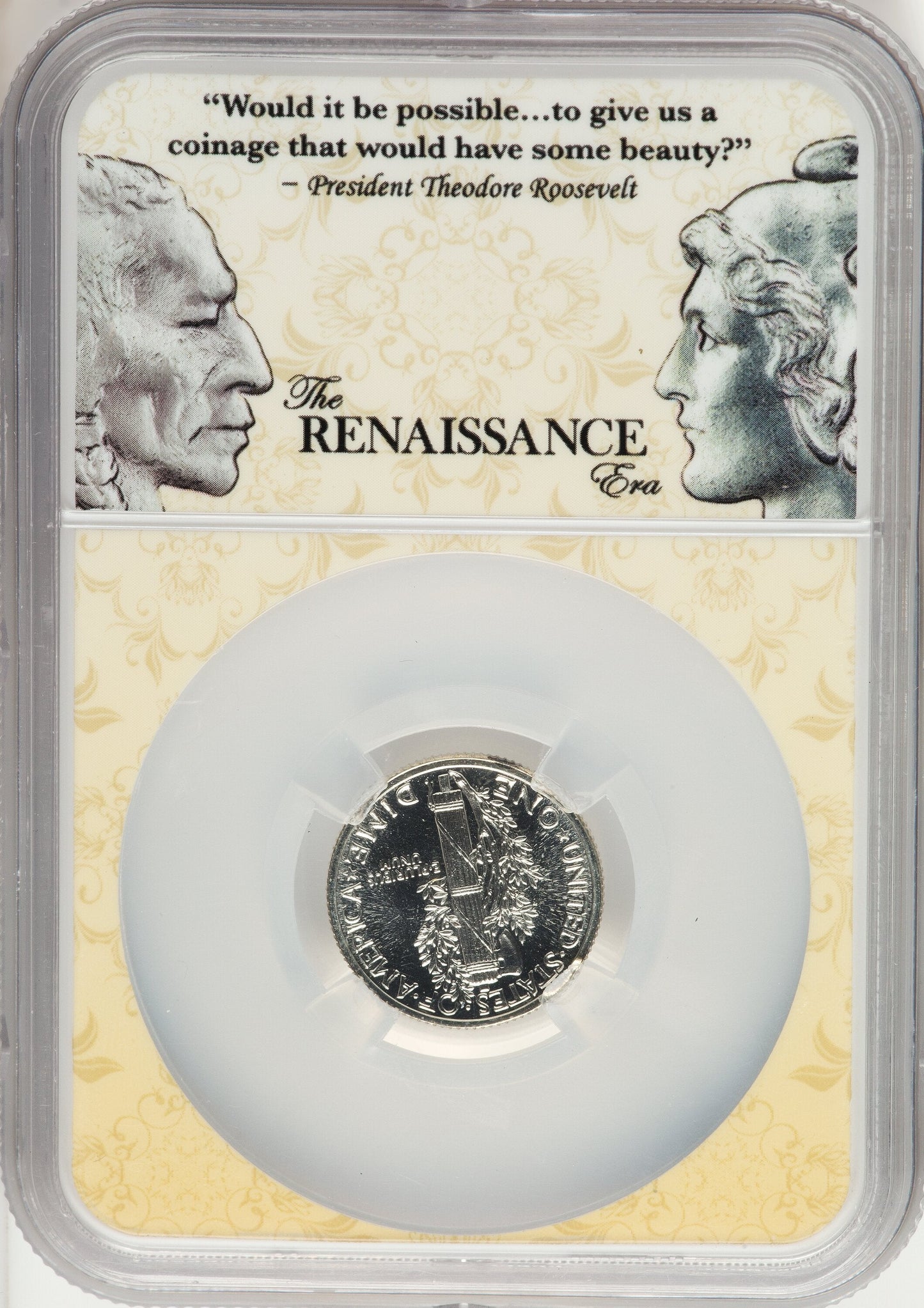 1938 10C Proof Mercury Dime NGC PR68