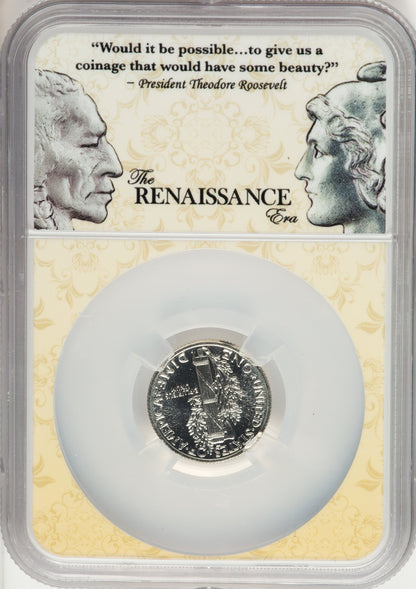 1938 10C Proof Mercury Dime NGC PR68