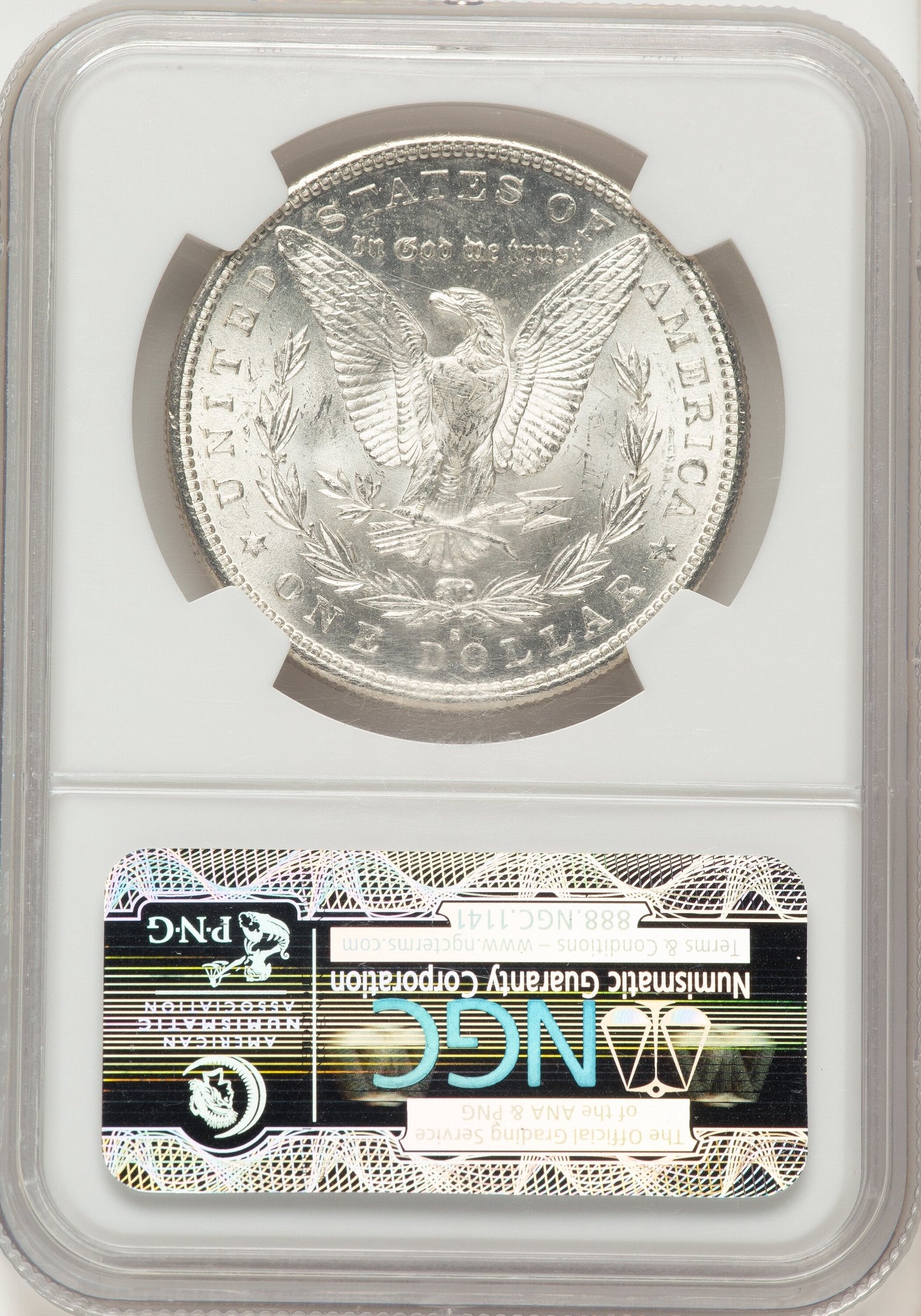 1885-S Brown Label Morgan Dollar NGC MS63