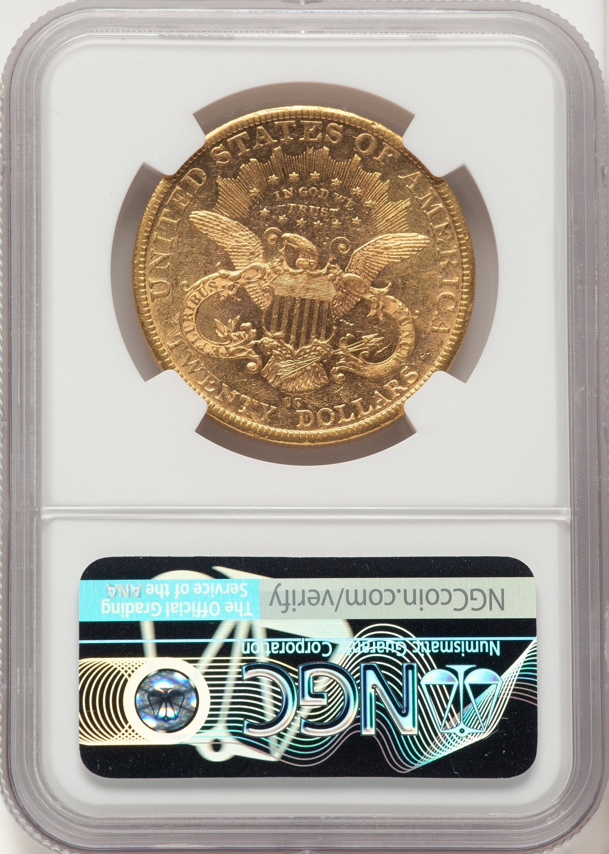 1889-CC $20 Liberty Double Eagle NGC MS61