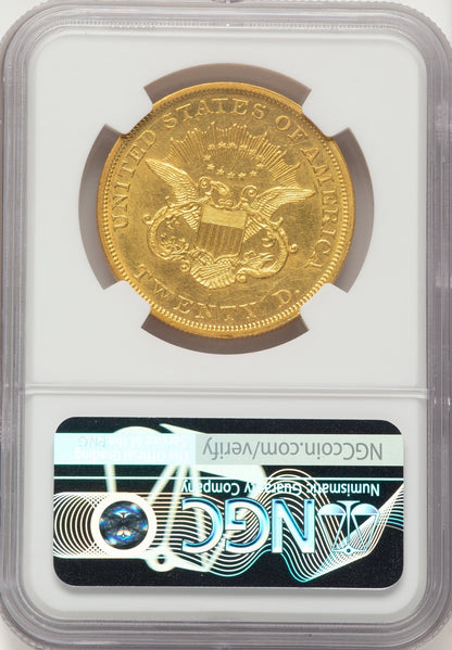 1850 $20 Liberty Double Eagle NGC MS61