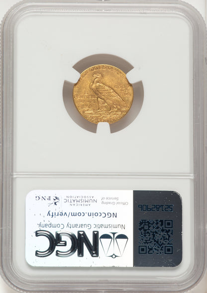 1909 $2.50 Indian Quarter Eagle NGC MS63
