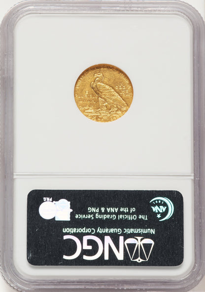 1914 $2.50 Indian Quarter Eagle NGC MS62