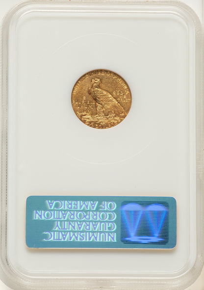 1911-D $2.50 Indian Quarter Eagle NGC MS60