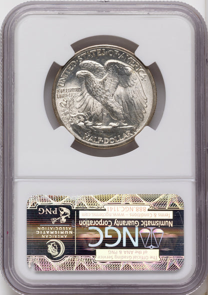 1934-D 50C Walking Liberty Half Dollar NGC MS65