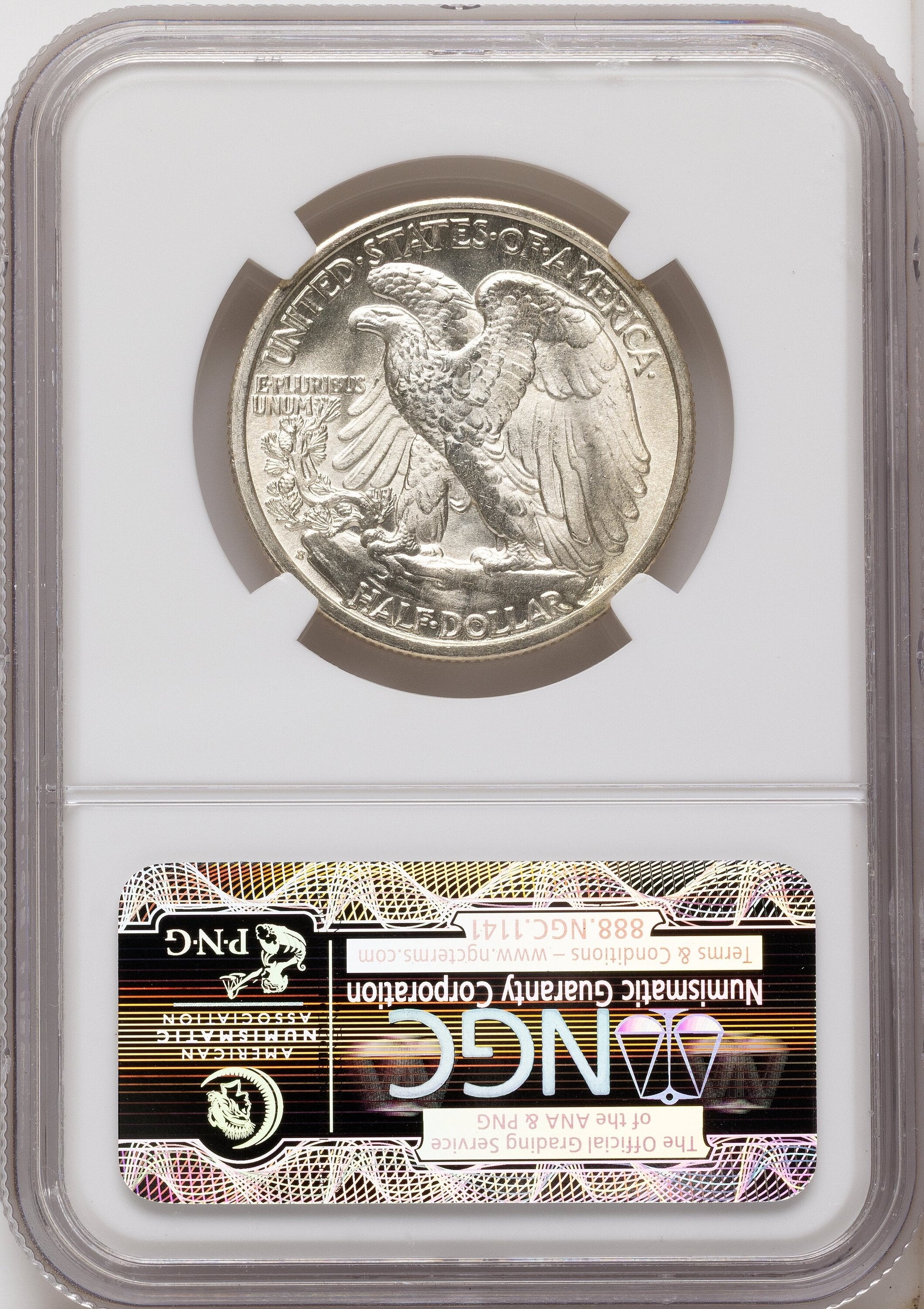 1937-S 50C Walking Liberty Half Dollar NGC MS65