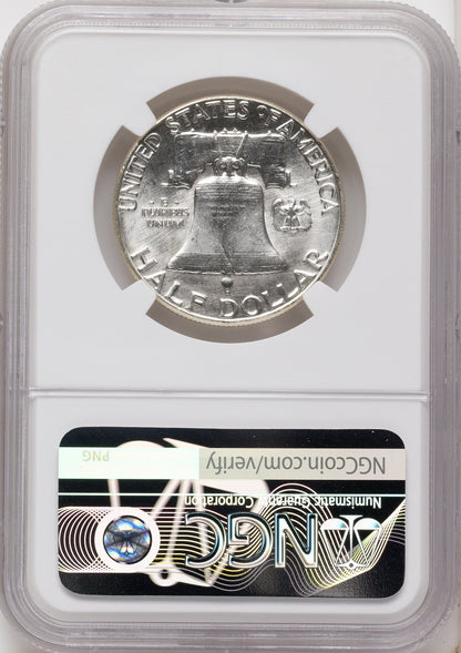 1963 50C FL Franklin Half Dollar NGC MS66
