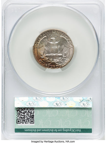 1955 25C CACG Plus Washington Quarter CACG MS67+