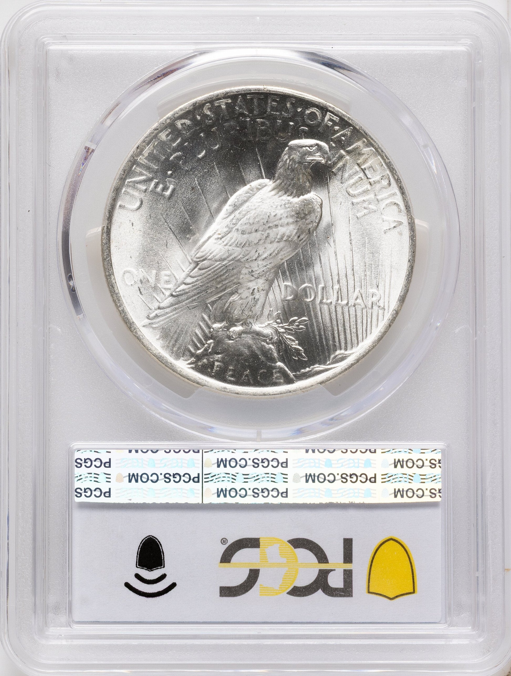 1923 CAC Peace Dollar PCGS MS66+