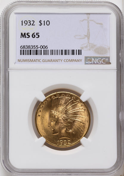 1932 $10 Indian Eagle NGC MS65