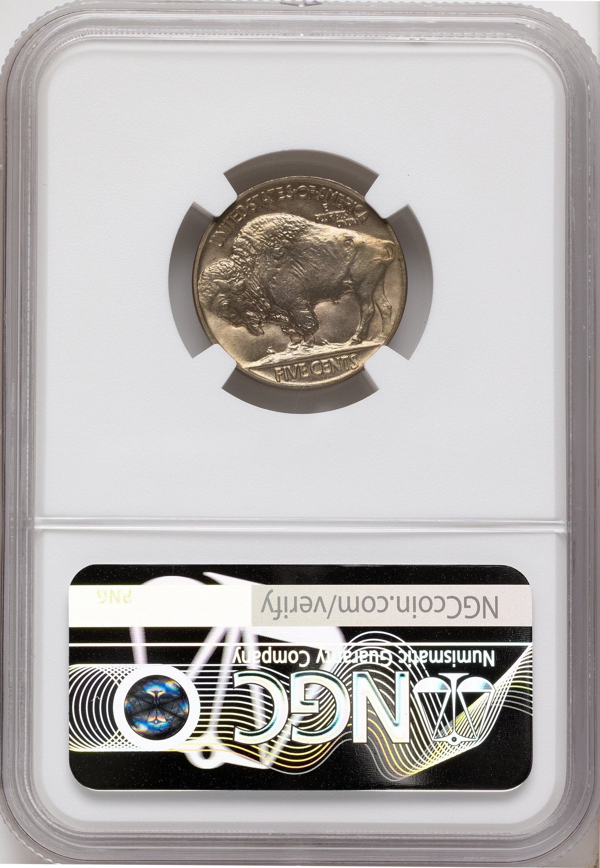1918 5C Buffalo Nickel NGC MS66
