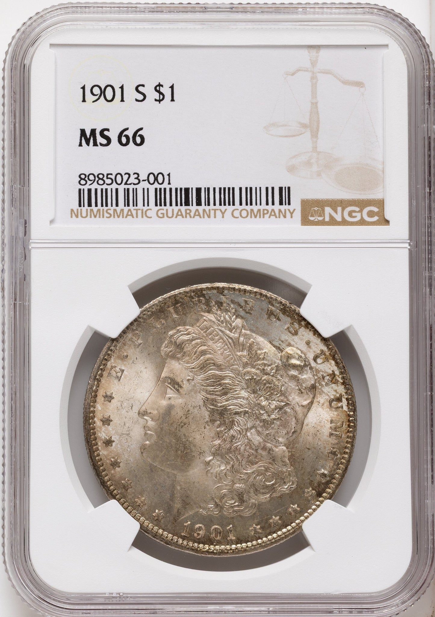 1901-S Morgan Dollar NGC MS66