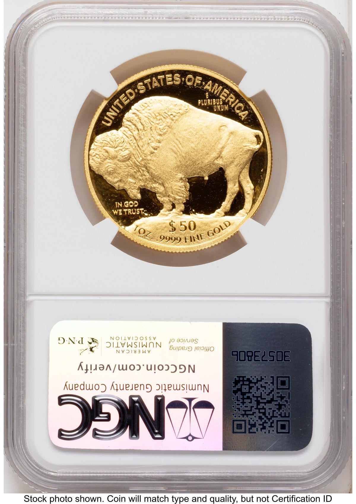 2013-W Proof Gold Buffalo 1 oz Mike Castle NGC PF70