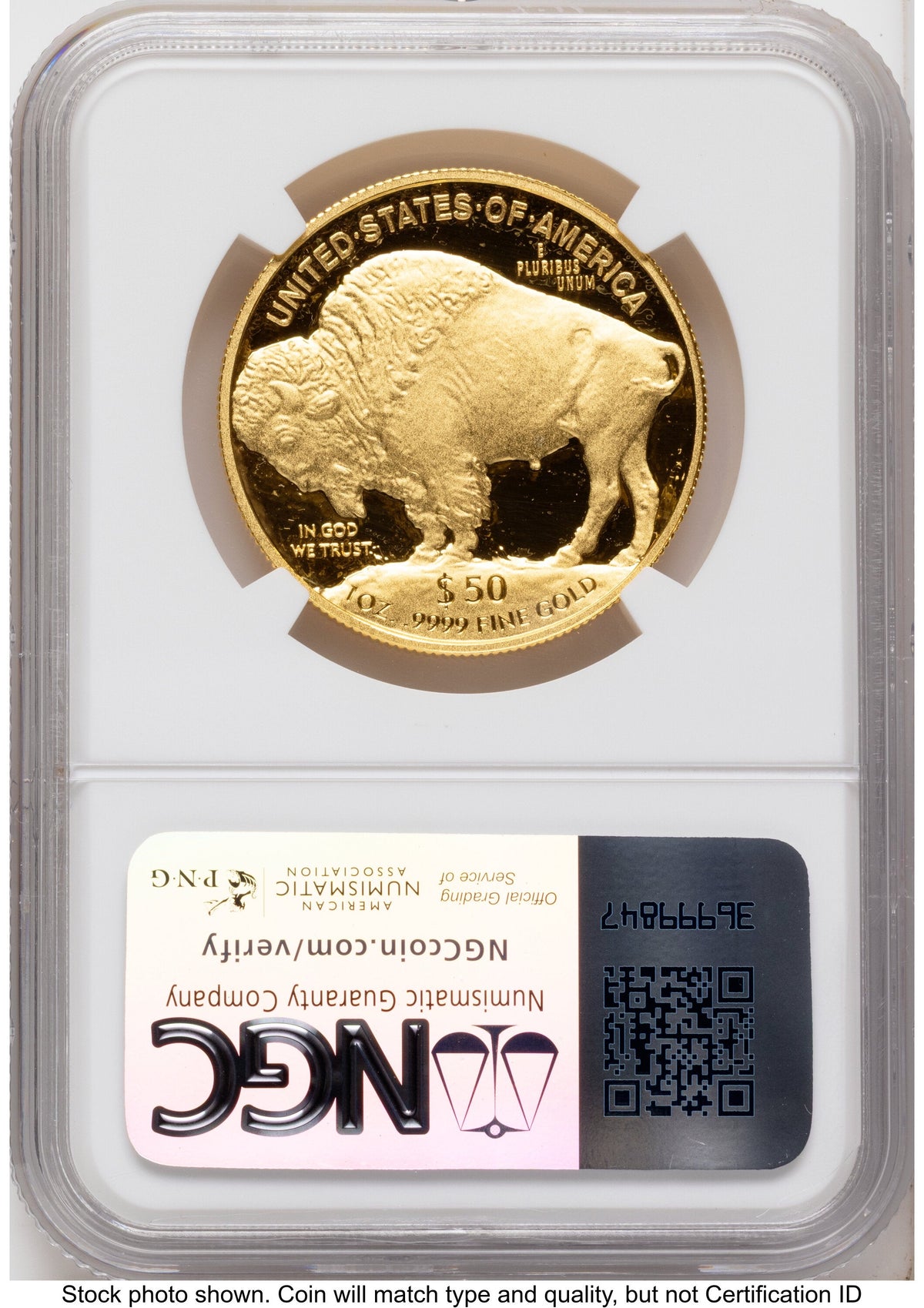 2014-W Proof Gold Buffalo 1 oz Mike Castle NGC PF70
