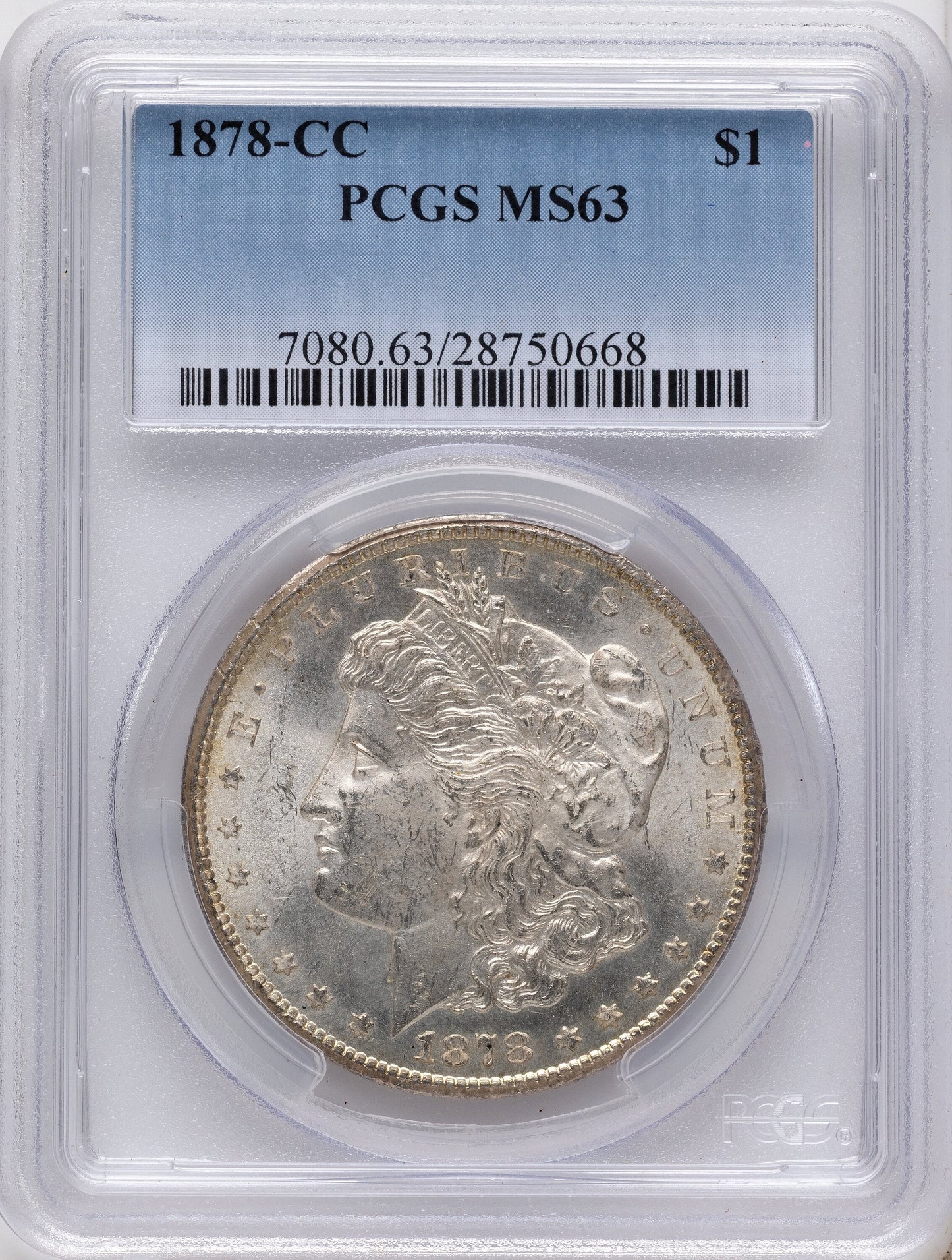 1878-CC Morgan Dollar PCGS MS63