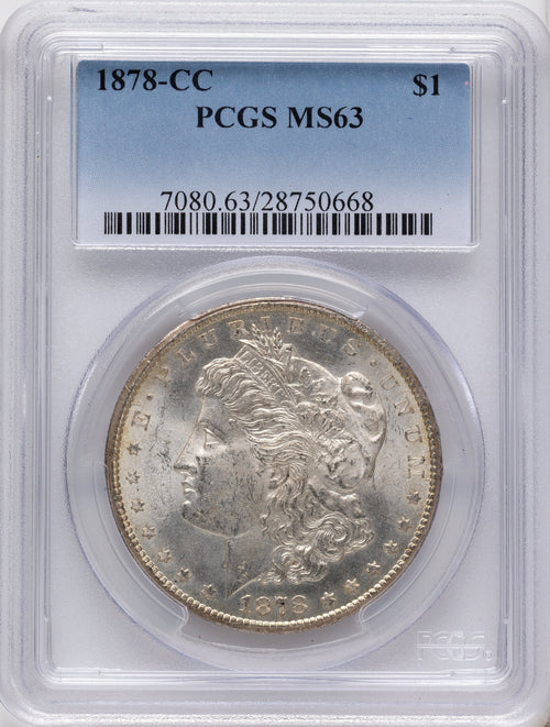 1878-CC Morgan Dollar PCGS MS63