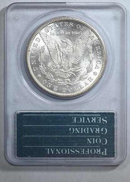 1880-S Morgan Dollar $1 PCGS Rattler MS64 CAC