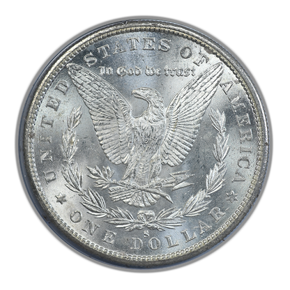 1880-S Morgan Dollar $1 PCGS Rattler MS64 CAC