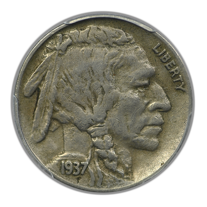 1937-D Buffalo Nickel 5C PCGS XF40 CAC - 3 Legs