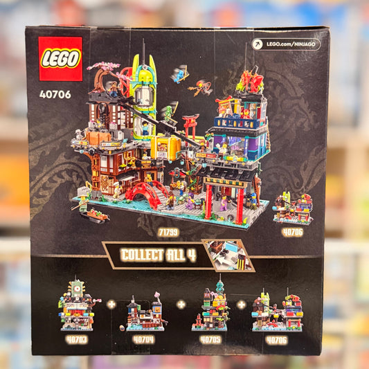 Micro NINJAGO City Markets, 40706 - Ninjago Set